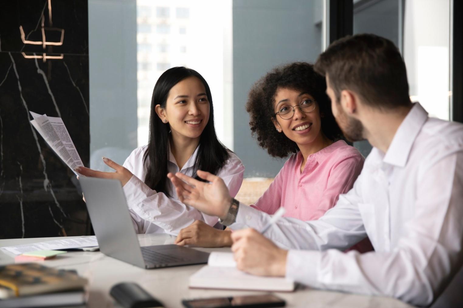 Teamarbeit bei der Prozessoptimierung