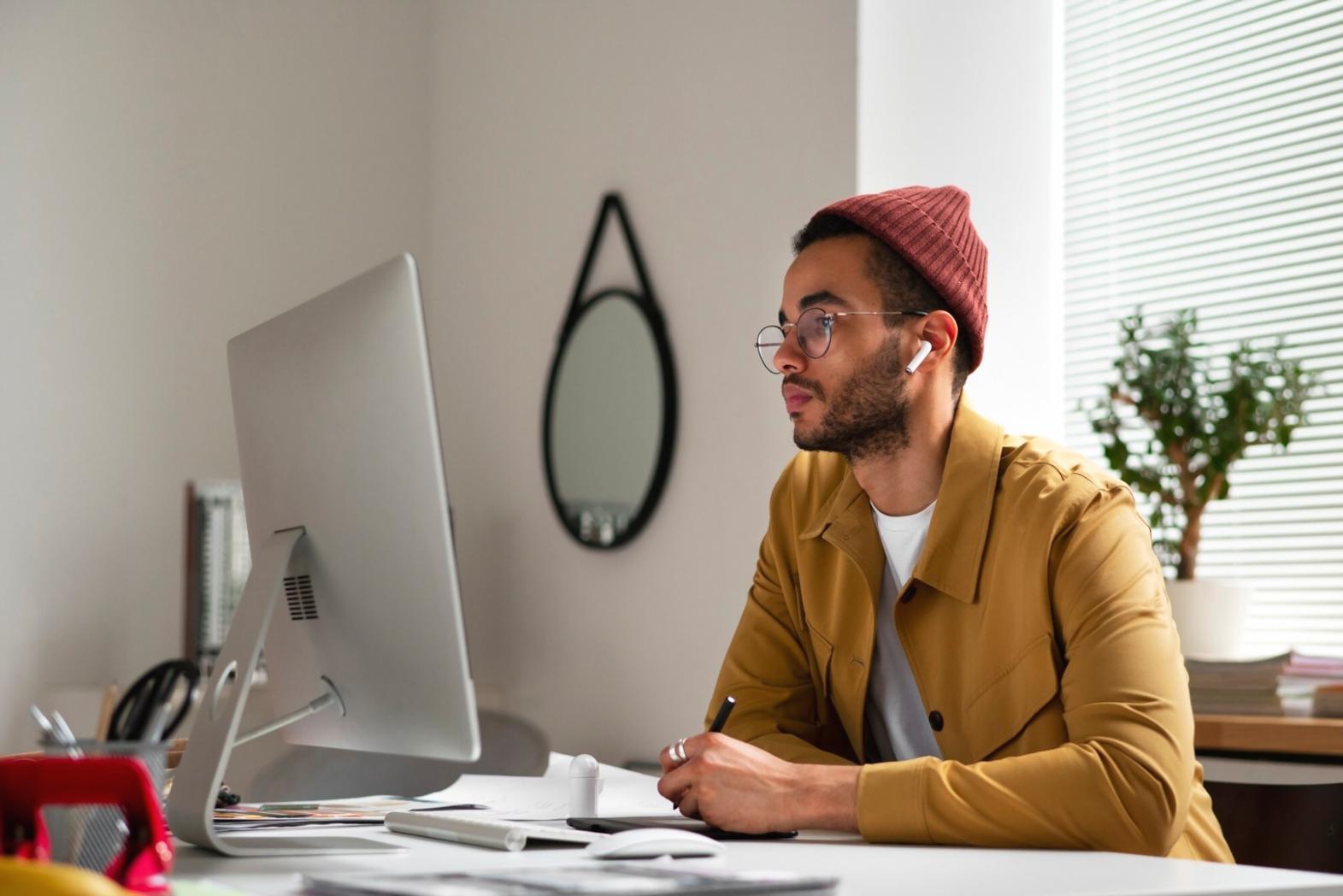 Geschäftsprozesse visualisiert auf modernen Displays